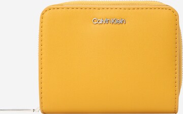 Porte-monnaies Calvin Klein en jaune : devant