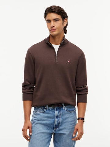 TOMMY HILFIGER Pullover 'Essential' i brun: forside