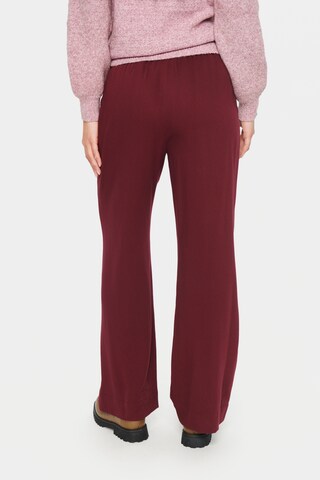 SAINT TROPEZ Loose fit Pants in Red