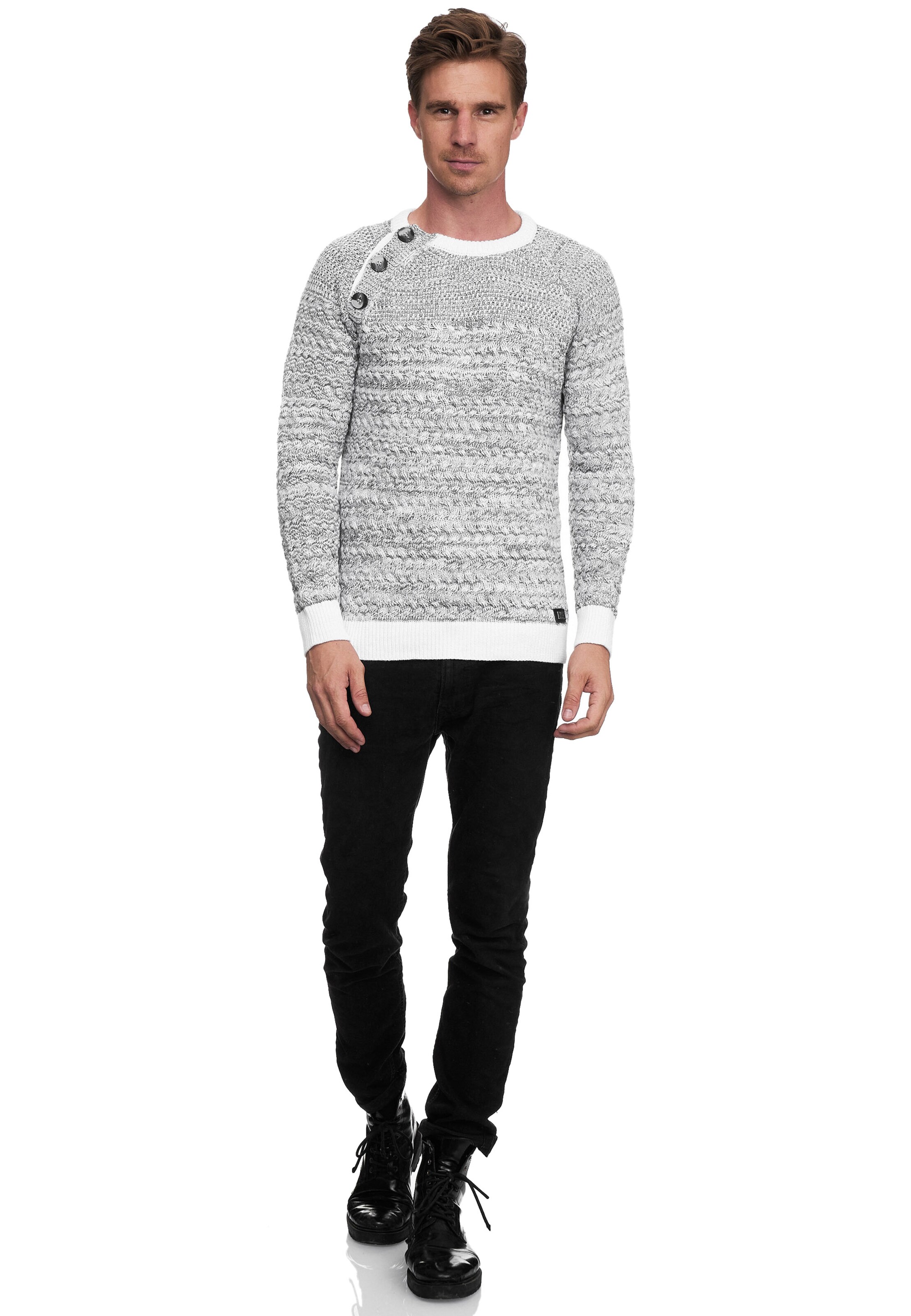 Rusty Neal Pullover in Grau