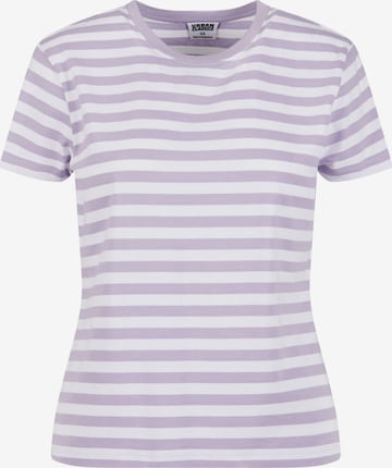 T-shirt Urban Classics en violet : devant