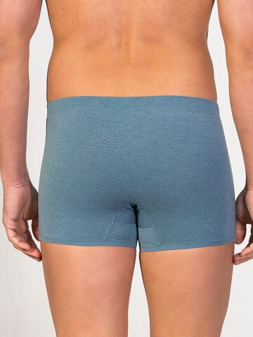 zd ZERO DEFECTS Boxershorts 'Apolo Soya Trunk' in Blau