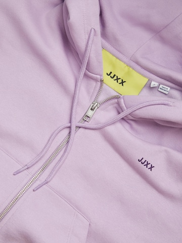 JJXX Zip-Up Hoodie 'Abbie' in Purple