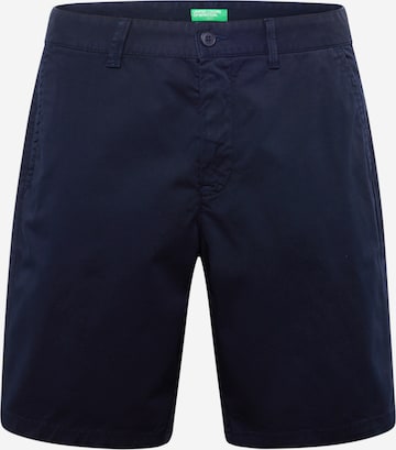 Pantaloni chino di UNITED COLORS OF BENETTON in blu: frontale