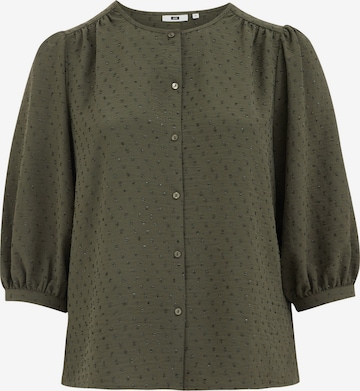 Chemisier WE Fashion en vert : devant