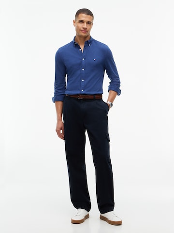 Slim fit Camicia di TOMMY HILFIGER in blu