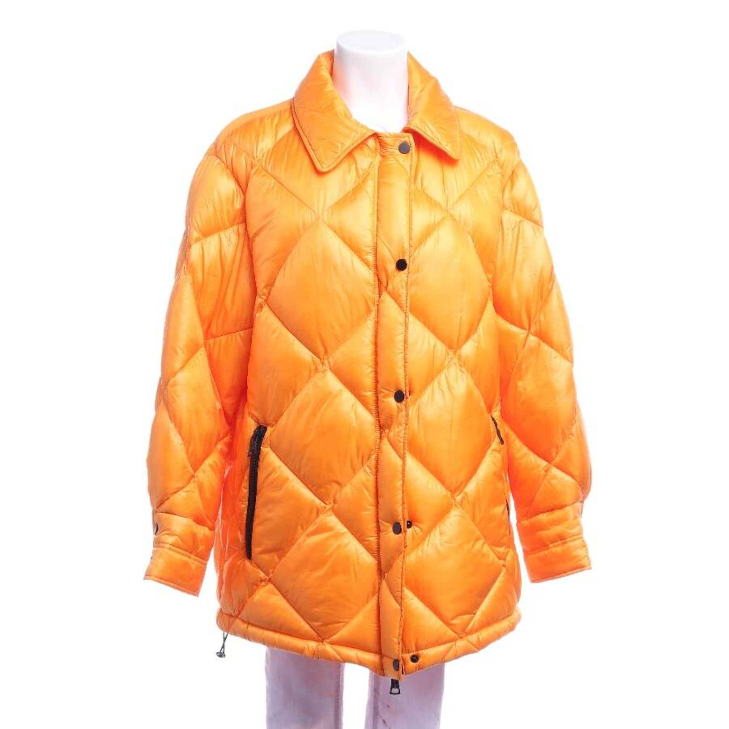 No. 1 Como Jacket & Coat in L in Orange: front