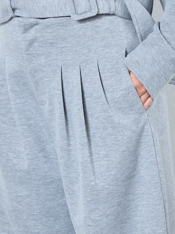 co'couture Regular Pants ' LanceCC Pleat ' in Grey