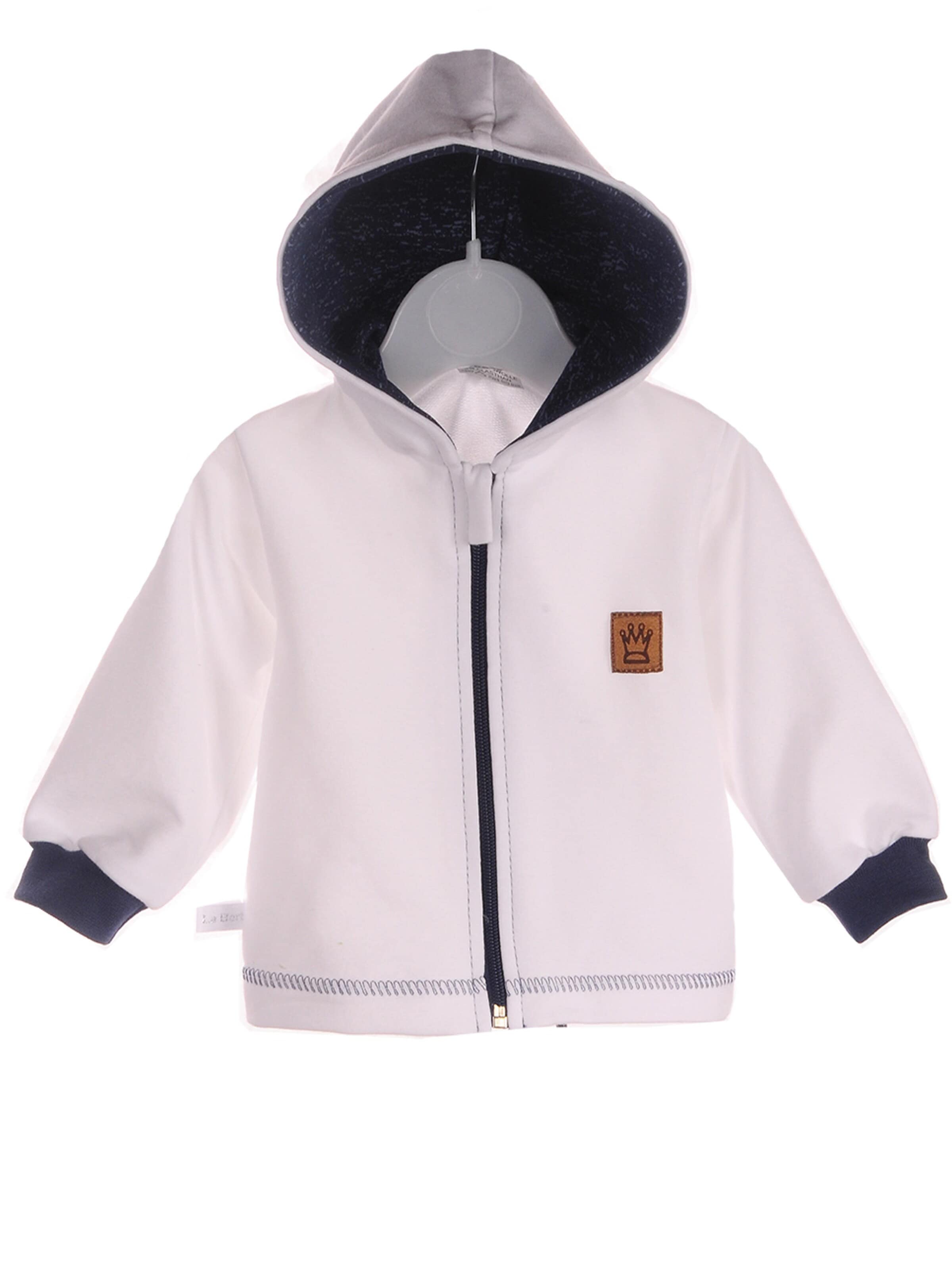 La Bortini Sweatjacke‌‌‌‌‌‌‌‌‌‌ in Weiß: Vorderseite