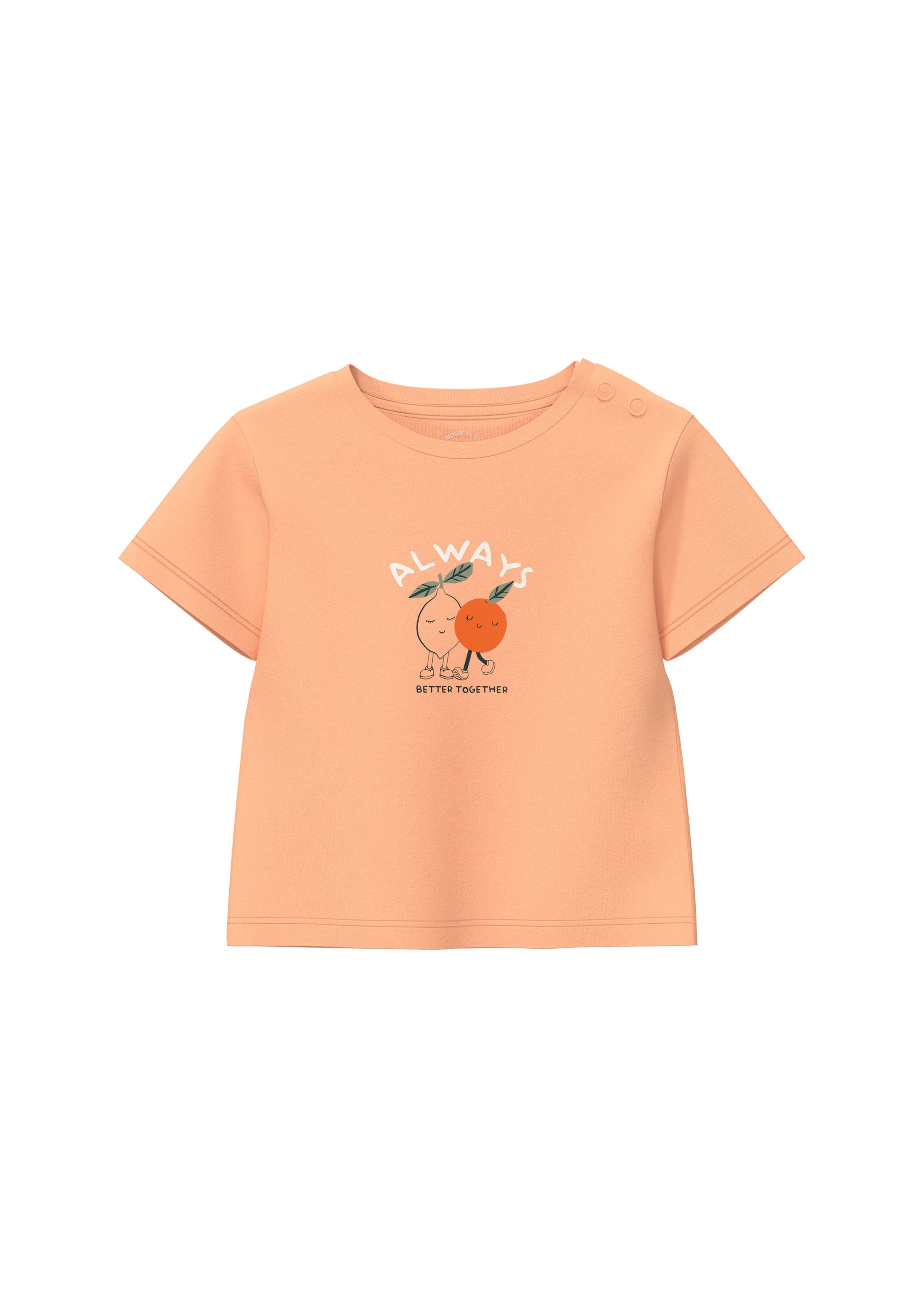 T-Shirt s.Oliver en orange : devant