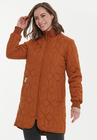 Weather Report Outdoor Coat 'Nokka' in Orange: front