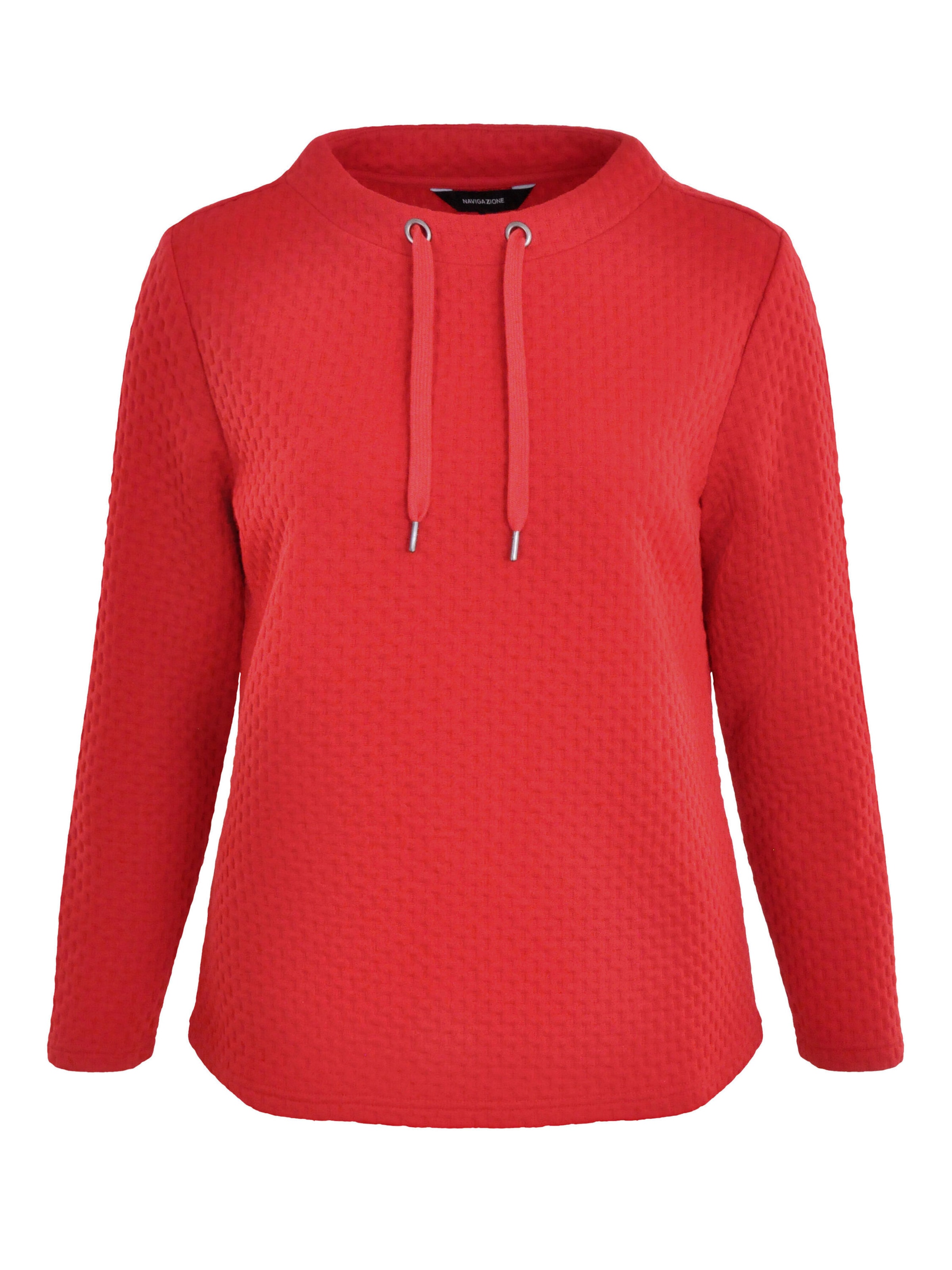 Navigazione Sweatshirt in Rood: voorkant