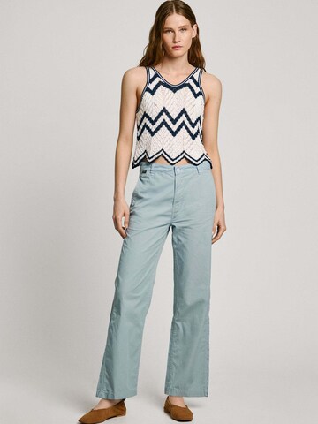 Pepe Jeans Loose fit Trousers 'GINA' in Blue