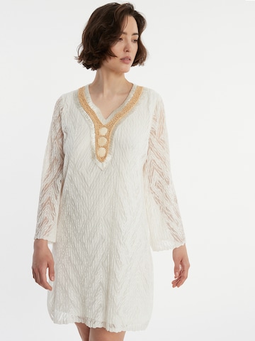 Ana Alcazar Dress 'Zaina' in White: front