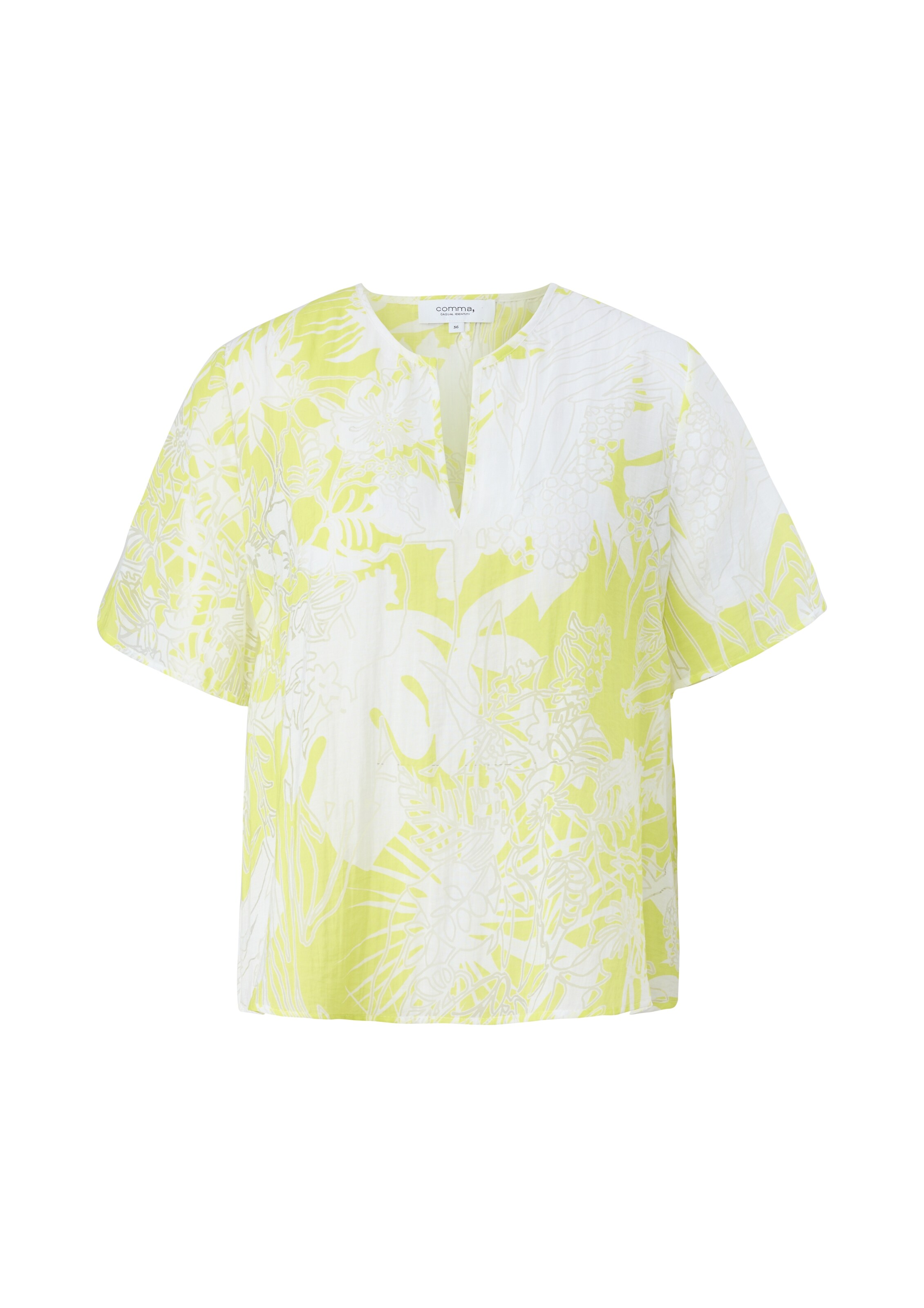 comma casual identity Blouse in Yellow: front