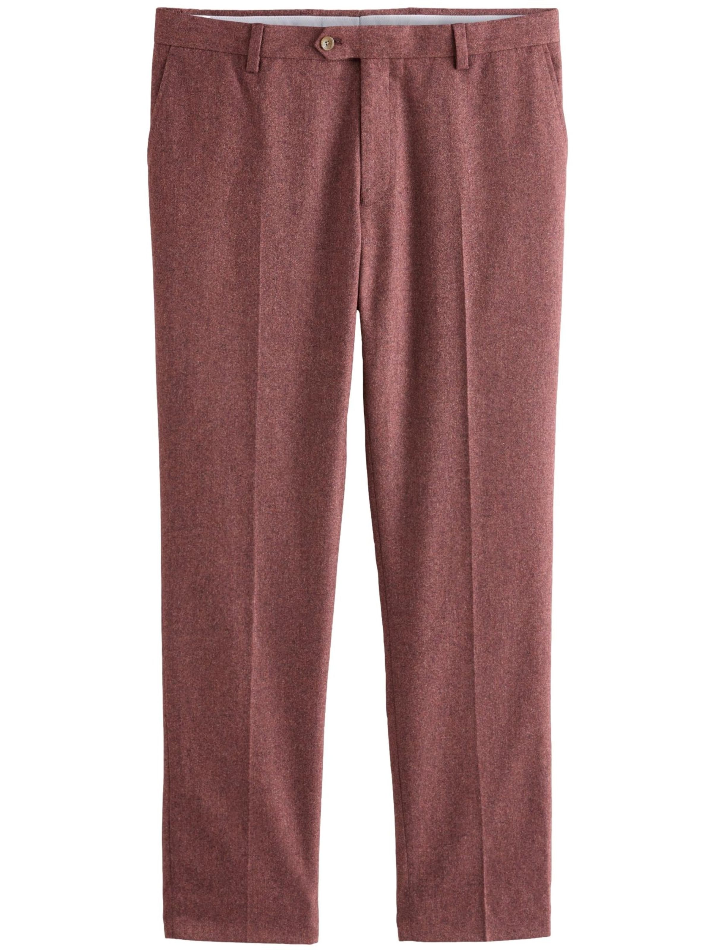 Next Slim fit Chino trousers in Purple: front