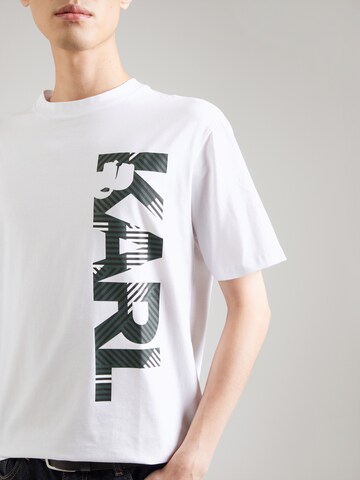 Karl Lagerfeld Μπλουζάκι σε λευκό