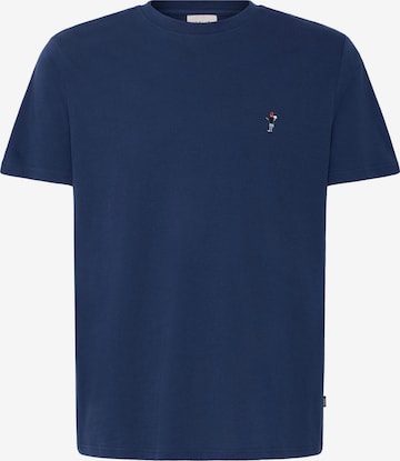 !Solid - Camiseta ' SDUwe ' en azul: frente