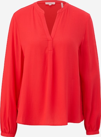 Camicia da donna di s.Oliver in rosso: frontale