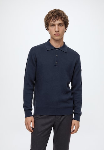 INDICODE JEANS Sweater 'Zarholm' in Blue: front