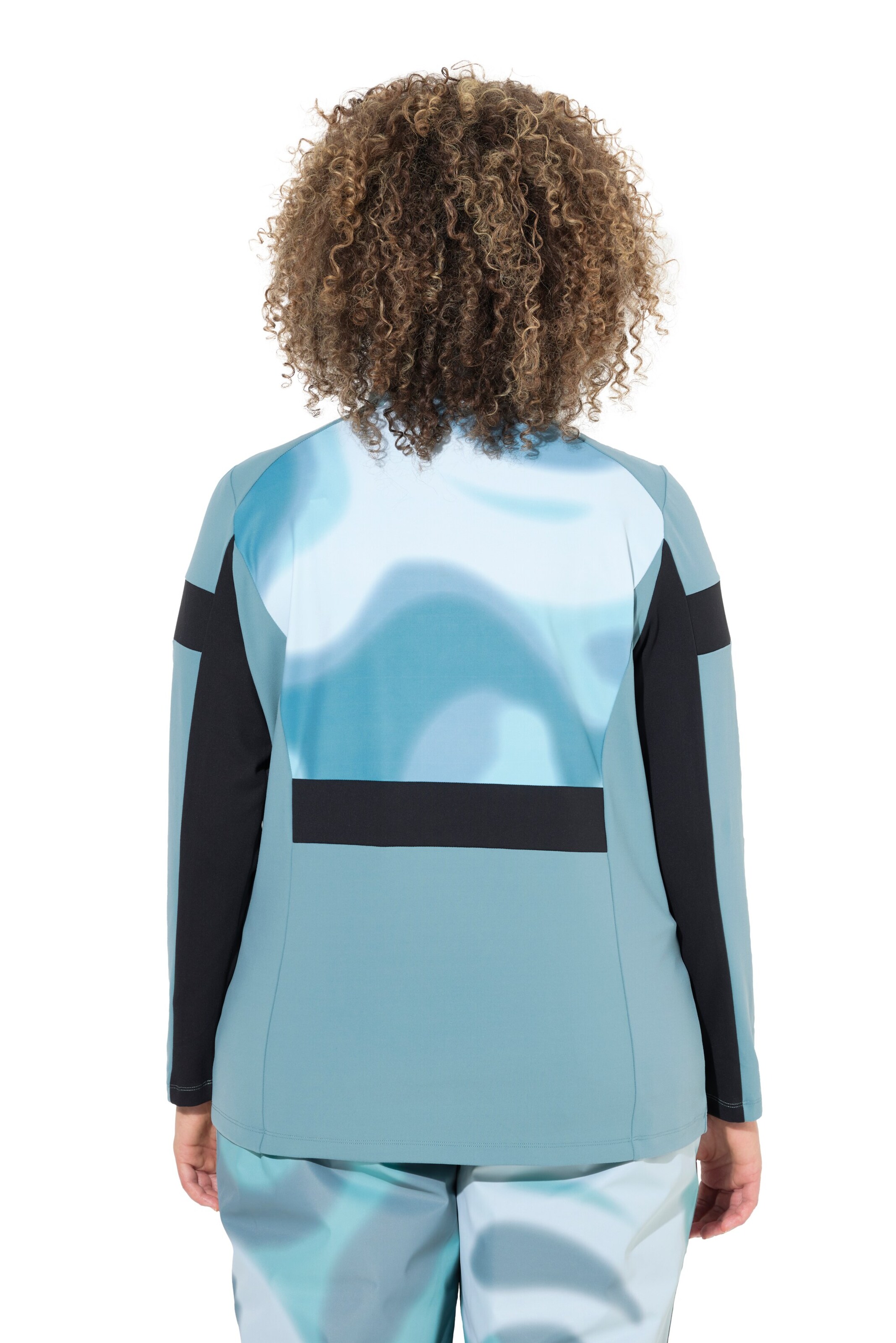 Ulla Popken Functioneel shirt in Blauw