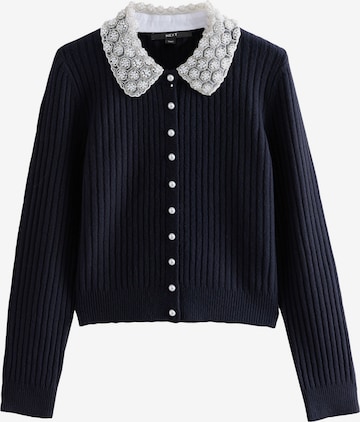 Geacă tricotată de la Next pe albastru: față