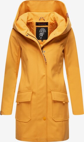 MARIKOO Raincoat 'Mayleen' in Yellow: front