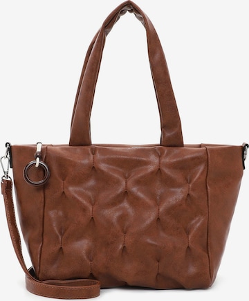 Emily & Noah Shopper 'Karlotta' in Brown: front