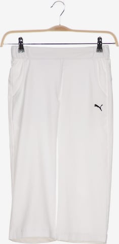 PUMA Stoffhose S in Weiß: Vorderseite