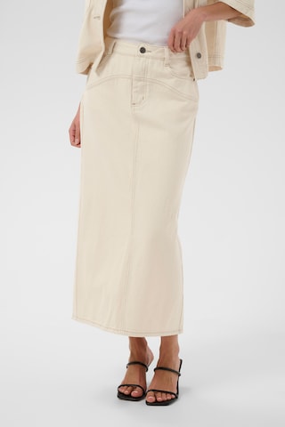 Kaffe - Falda 'Catharina' en blanco: frente