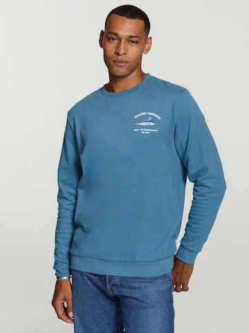Shiwi Sweatshirt 'Marlin' i blå: framsida