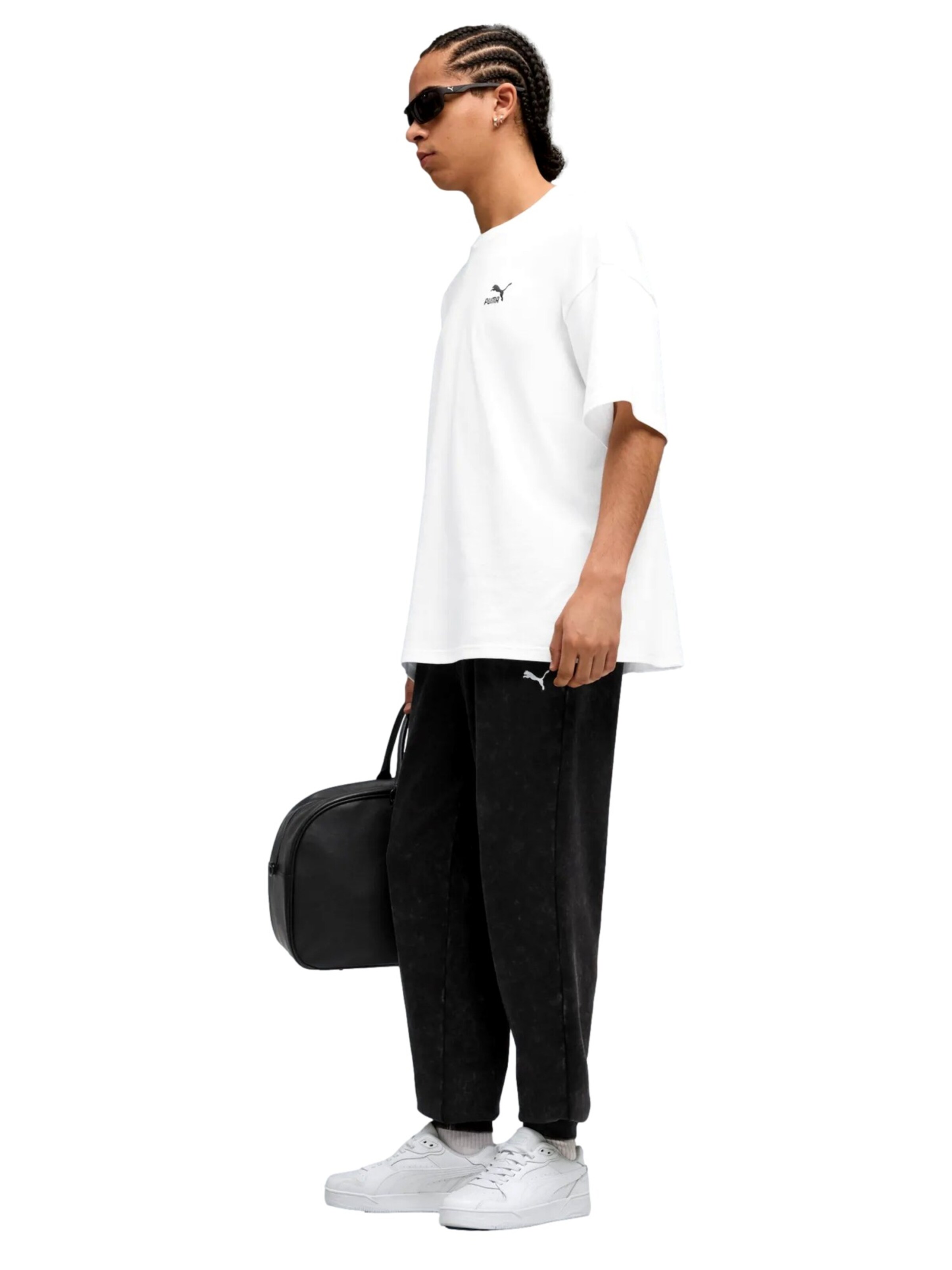 Tapered Pantaloni sportivi di PUMA in nero