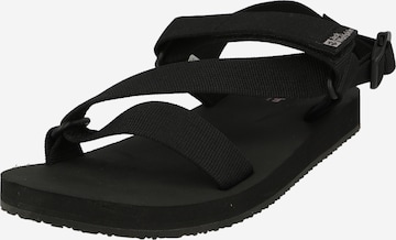 juoda JACK WOLFSKIN Sandalai: priekis