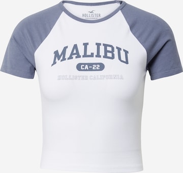 Tricou de la HOLLISTER pe alb: față