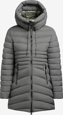 khujo Talvemantel ' SAMAR ', värv hall: eest vaates