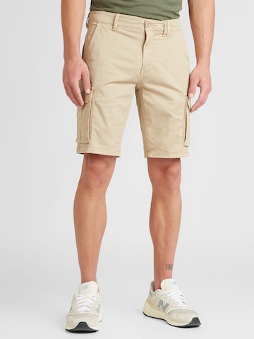 BLEND Regular Cargo Pants in Brown: front