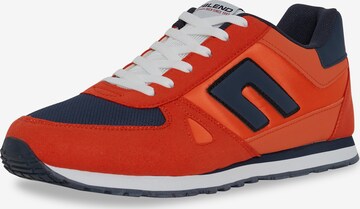 BLEND Sneakers laag in Rood: voorkant