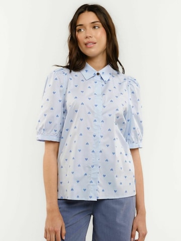 Liberte Essentiel Toppi ' FLORA ' värissä sininen: etupuoli