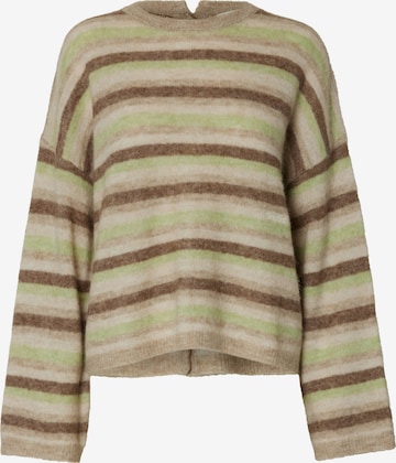 SELECTEDPulover 'SLFLulu' - bež boja: prednji dio