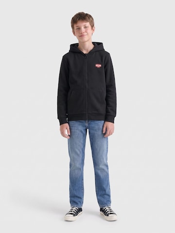 Only & Sons Junior Zip-Up Hoodie 'CERES' in Black
