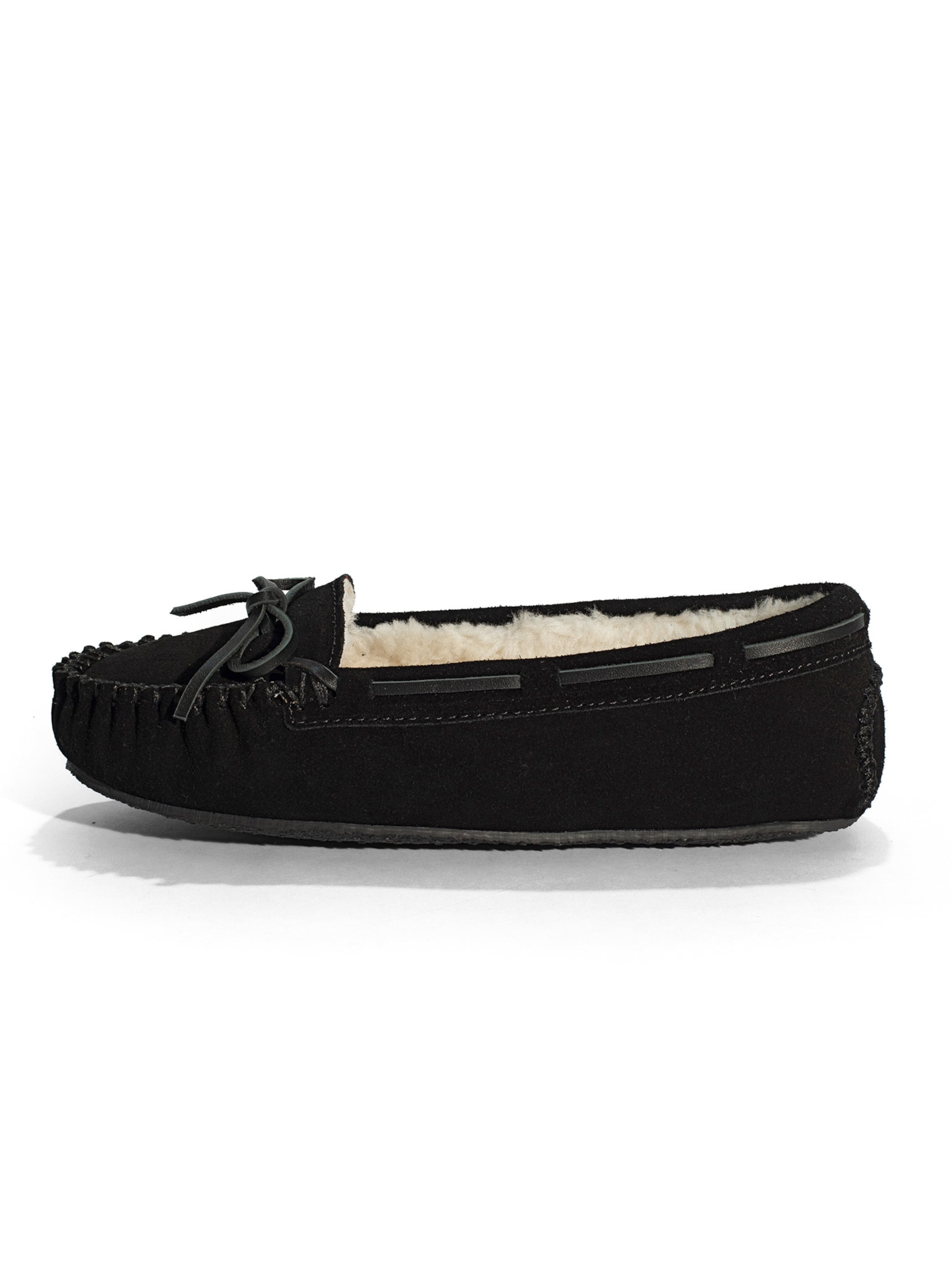 Minnetonka Mokassin 'Cally' i sort: forside