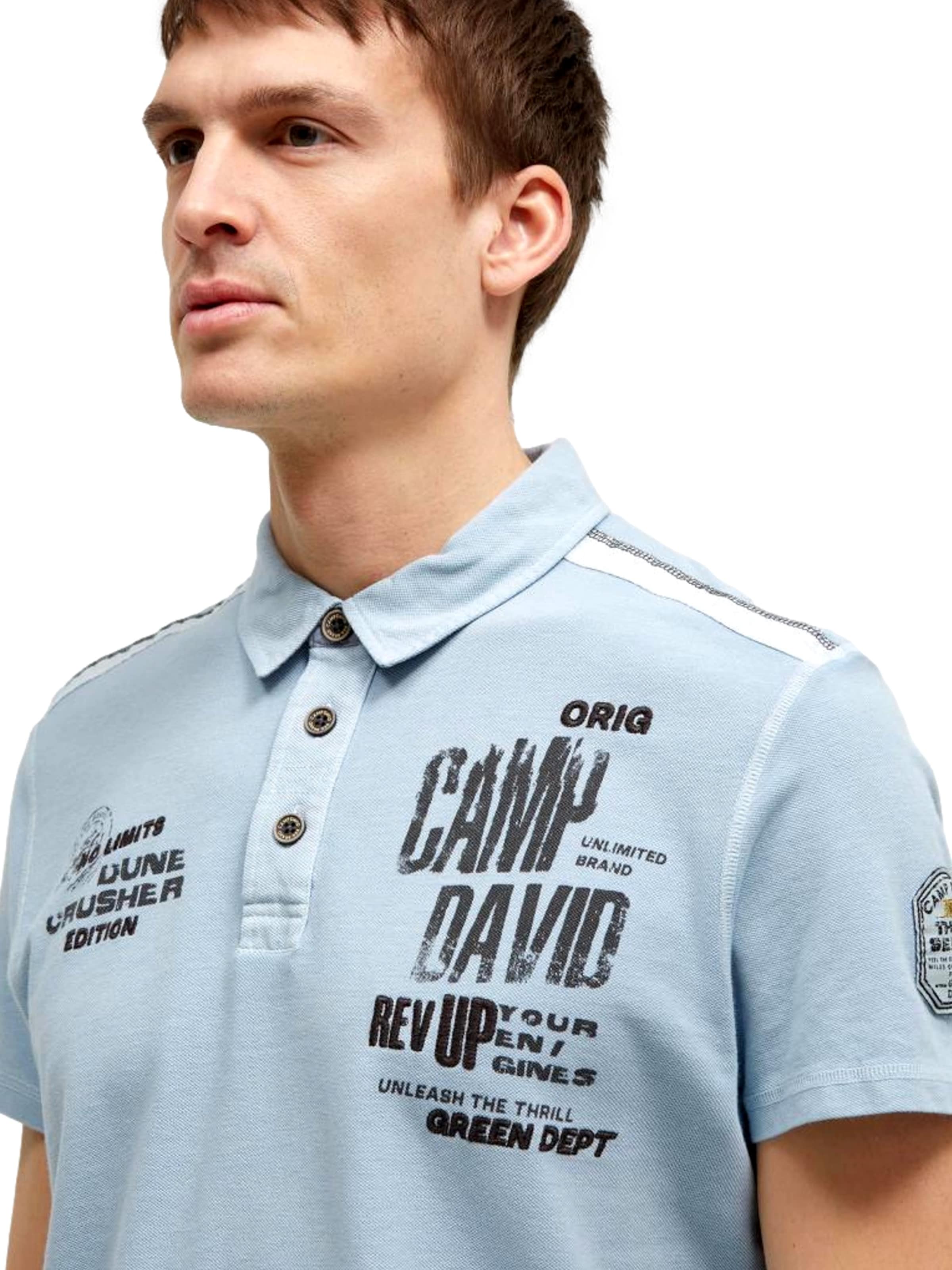 CAMP DAVID Shirt 'Dune Crusher' in Blue