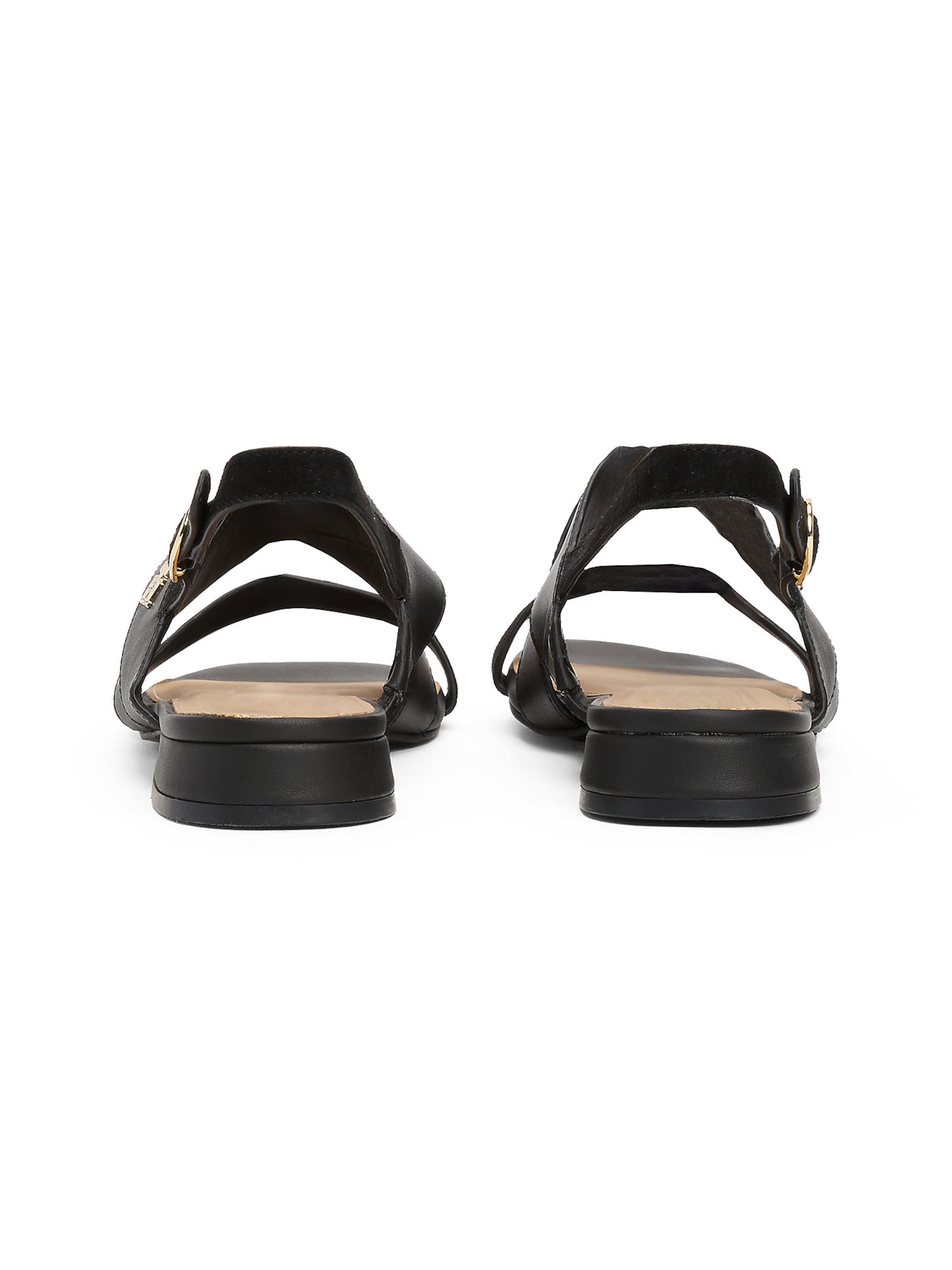 Sandales à lanières TOMMY HILFIGER en noir