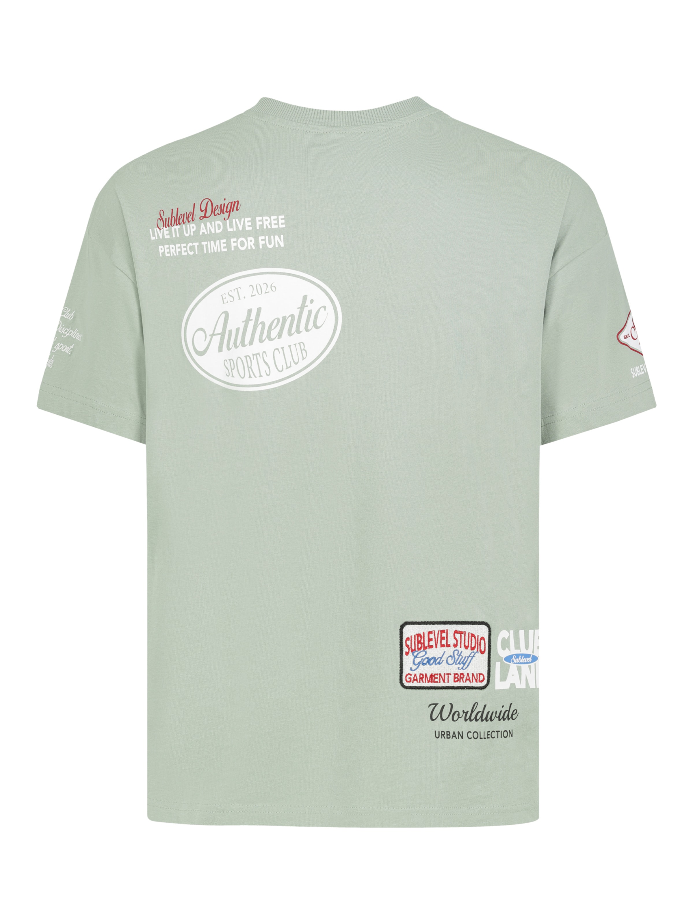 Sublevel T-Shirt in Grün