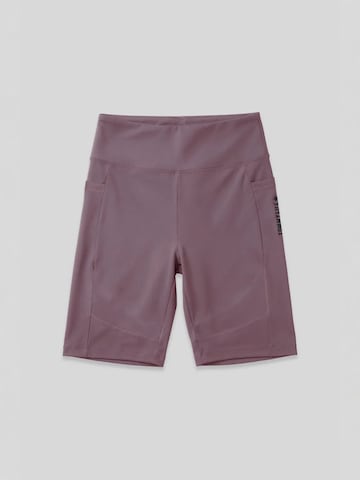 Tommy Life - Tapered Leggings 'Gamaschen' em roxo