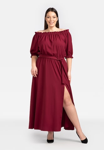 Robe 'ASTRA' Karko en rouge : devant