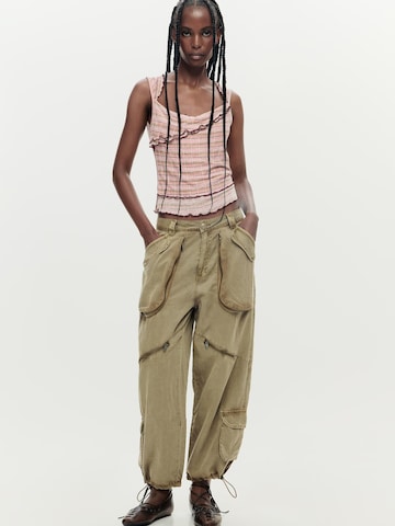 DesigualBarrel Cargo hlače - smeđa boja