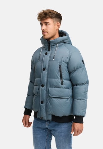 INDICODE JEANS Winterjas 'Paulix' in Blauw
