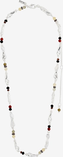 Pilgrim Kette 'Dawn' in ecru / dunkelrot / schwarz / transparent, Produktansicht