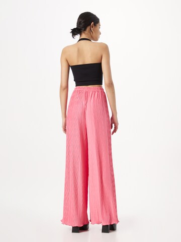 ABOUT YOU x Laura Giurcanu Loose fit Pants 'Christin' in Pink